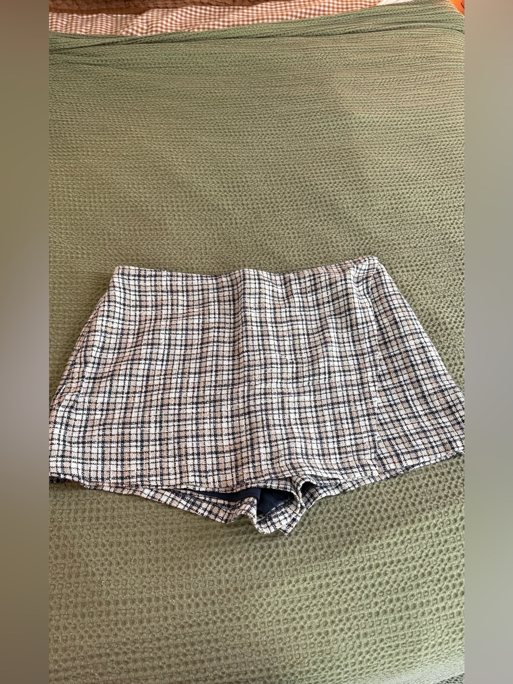 Abercrombie - XL Plaid High-Rise Skort, NWT